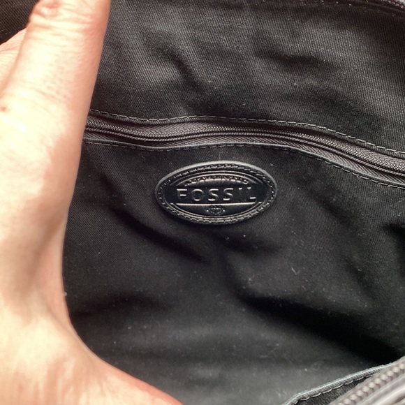 Fossil reptile look leather bag - Picture 4 of 6